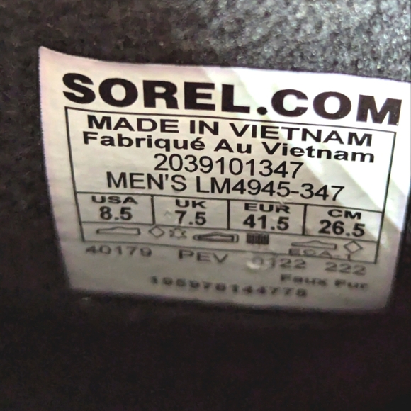 Concepts x Sorel Men Winter Boots. .Size 8.5